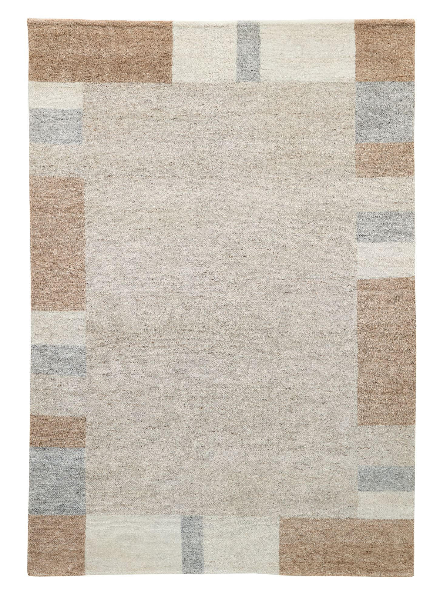 WOLLTEPPICH Terra 120x180 cm - Sandfarben, Textil (120/180cm) - Natur Pur
