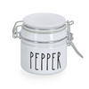 PFEFFERDOSE Clip 100 ml - Weiß, Glas (6.5/7/6.5cm)