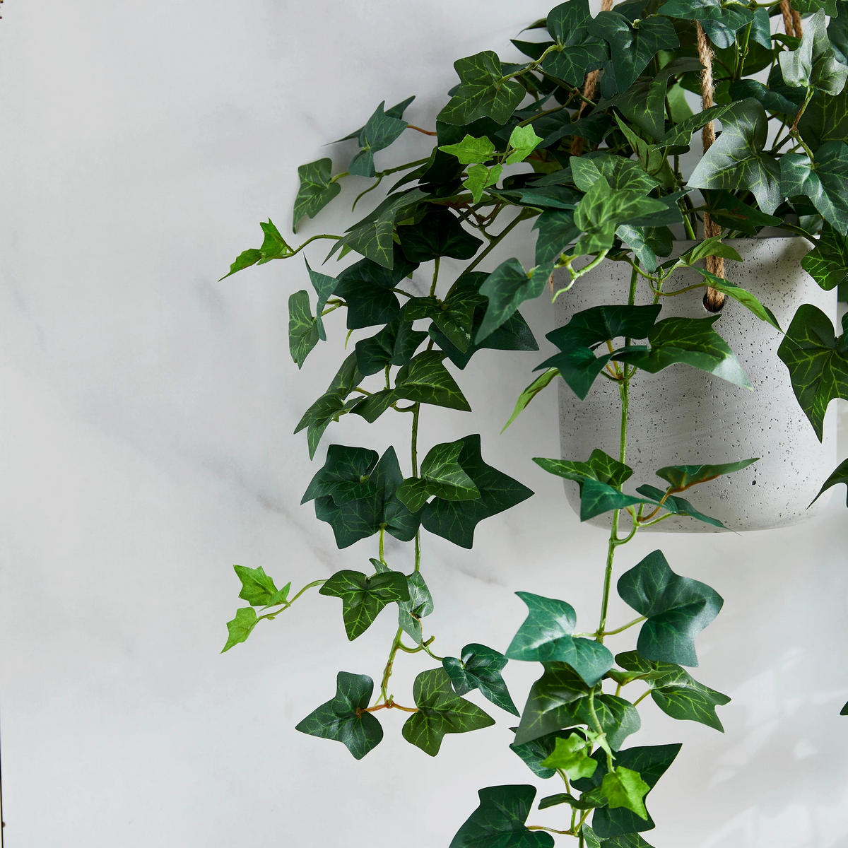 KUNSTPFLANZE Künstlicher Hänge-Efeu – Melchior 80 cm - Grün, Kunststoff (80cm) - aplanta