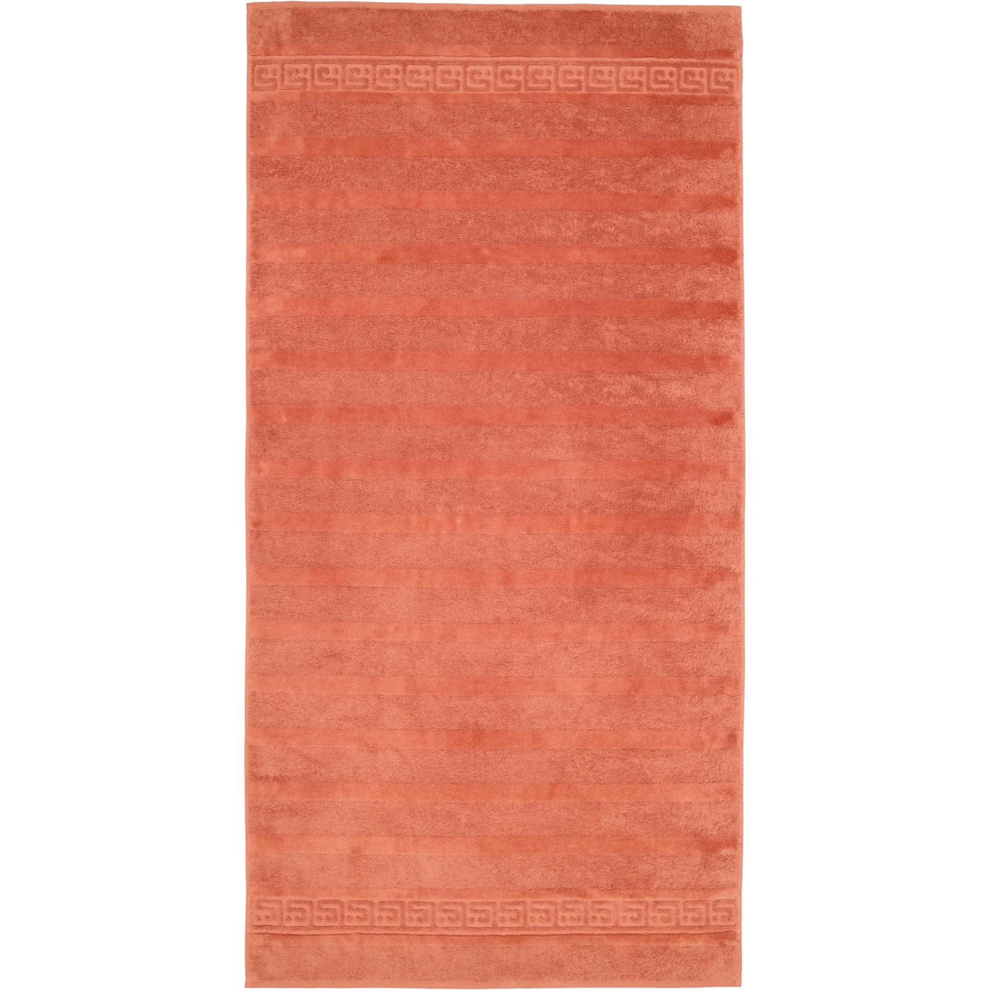 HANDTÜCHER NOBLESSE UNI 1001 BRICK - 387 - Orange, Textil (80/160cm) - Cawoe
