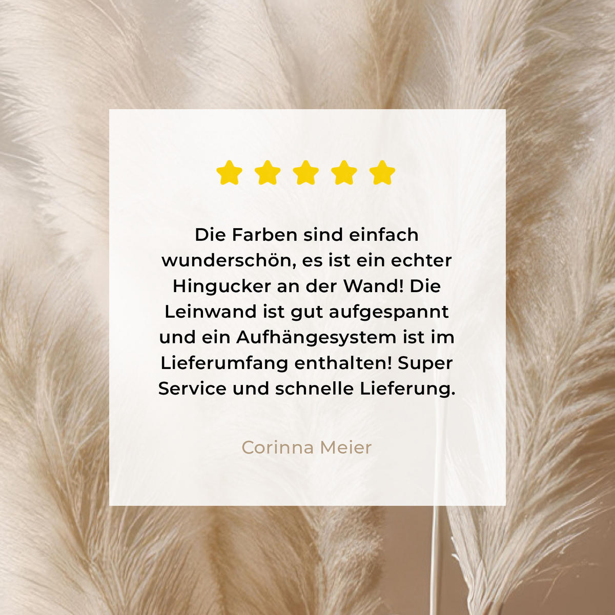 LEINWANDBILD Pampasgras - Federn - Pastell - Weiß Wanddeko 40x60 cm - Naturfarben, Textil (40/60cm) - MuchoWow