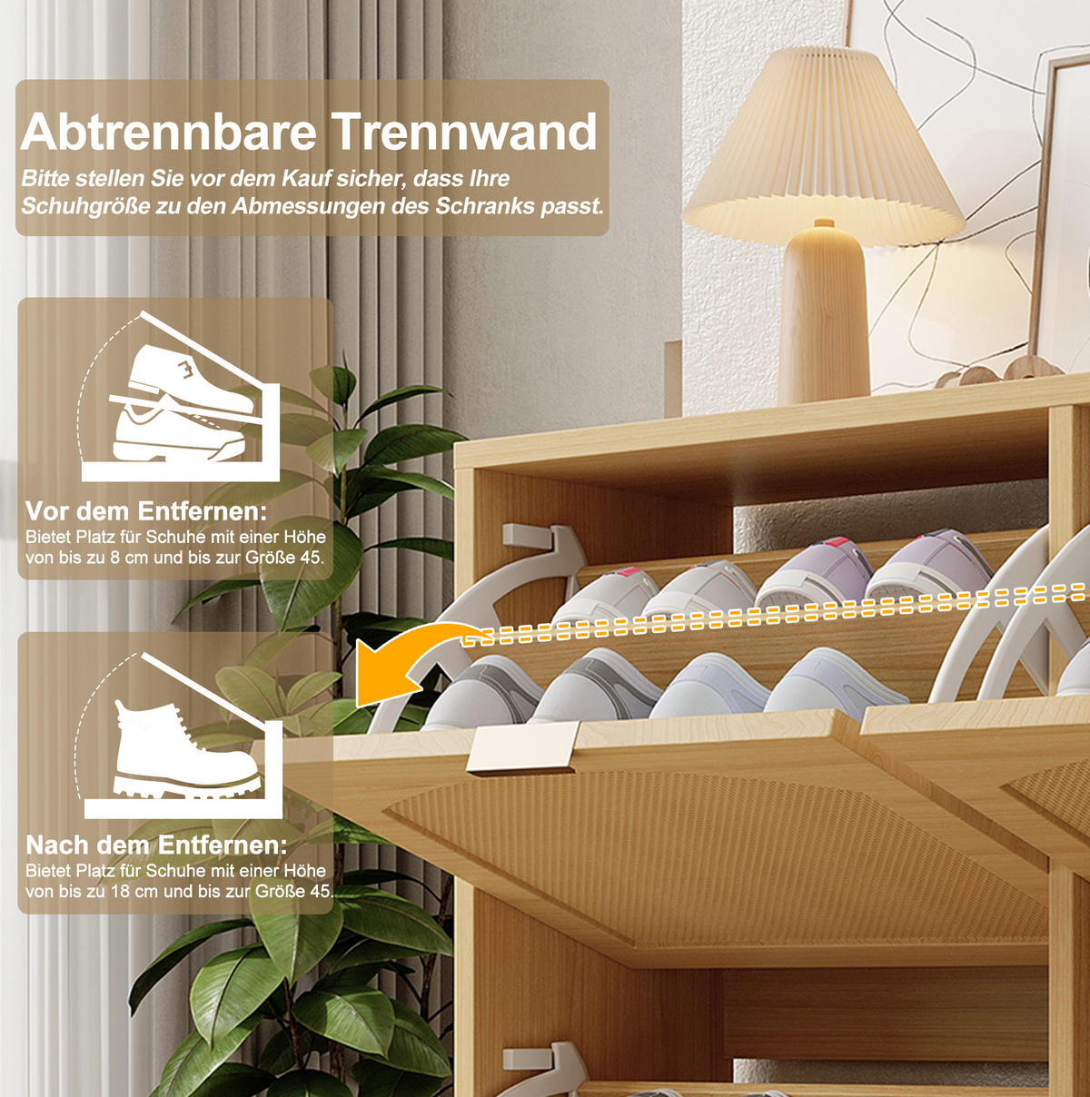 SCHUHSCHRANK 100/90/25 cm Eichefarben aus Spanplatte mit Verstellböden - Naturfarben, Holzwerkstoff (100/90/25cm) - OKMYHOME