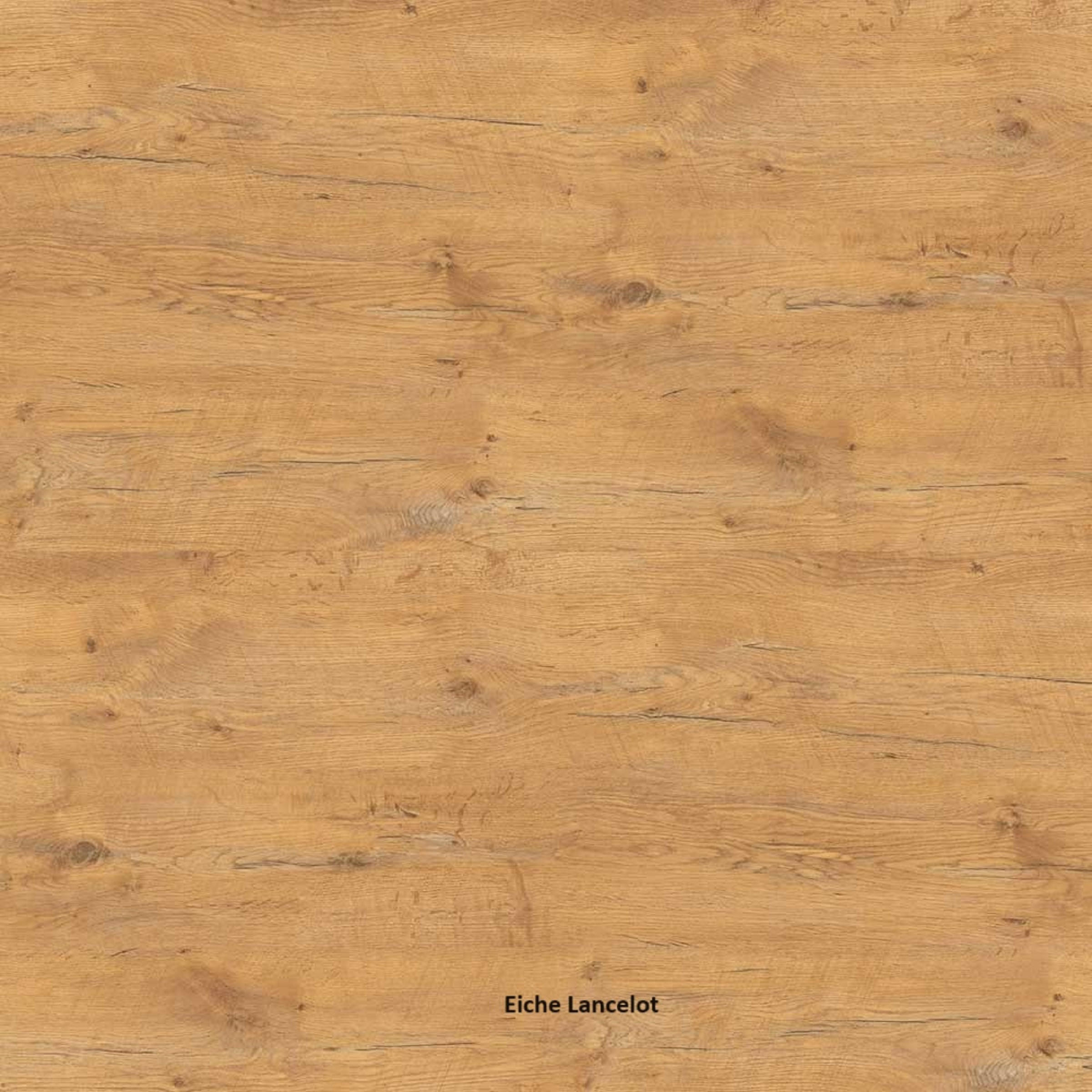 ESSTISCH runder ausziehbarer Tisch für Esszimmer DOVER 110 / 210 cm, Farbe: Eiche Lancelot / Weiß - Hellbraun/Weiß, Holz (210/110/77cm) - Dekori_Interiors