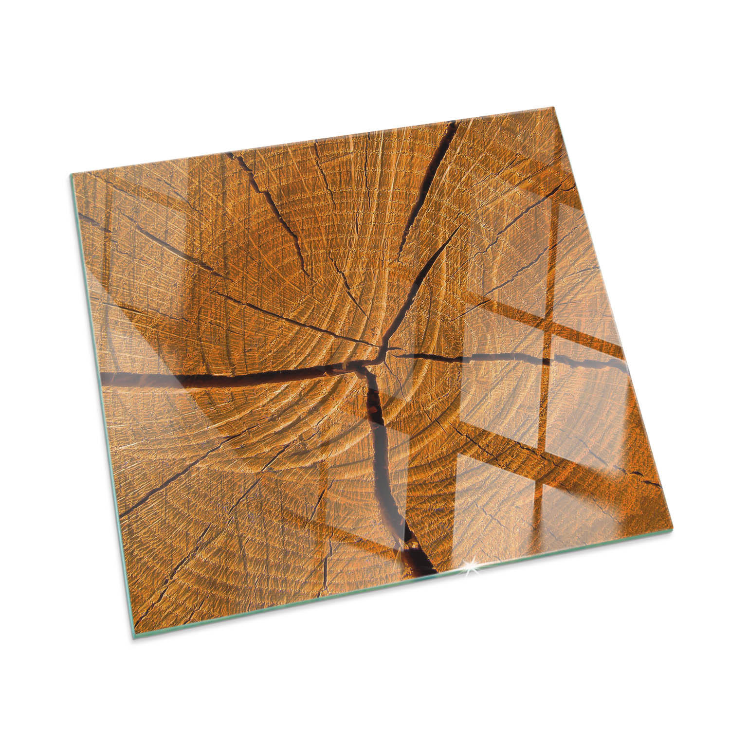 ArtPrintCave Glasplatte Orange 50x50x0.4 cm
