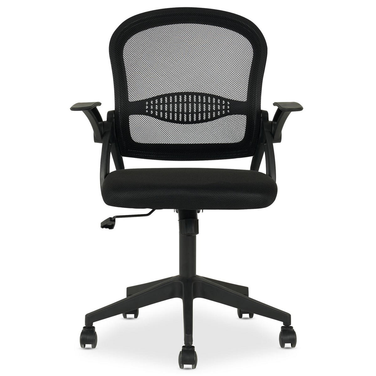 BÜRODREHSTUHL EREN - Schwarz, Textil (63/102/61cm) - IDIMEX