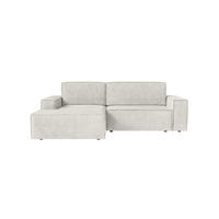 ECKSOFA Kokko mit Schlaffunktion, Cremeweiß - Creme, Textil (267/167cm) - Fedve