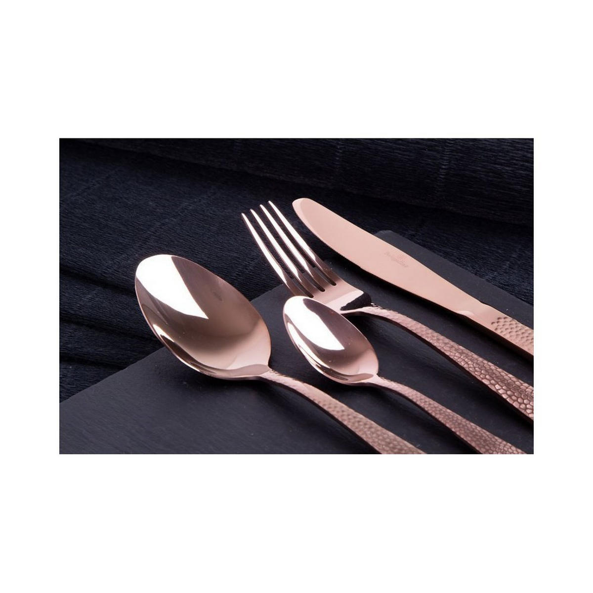 BESTECKSET Gold 30/20/5 cm BH2619NA - Goldfarben, Metall - Berlinger Haus