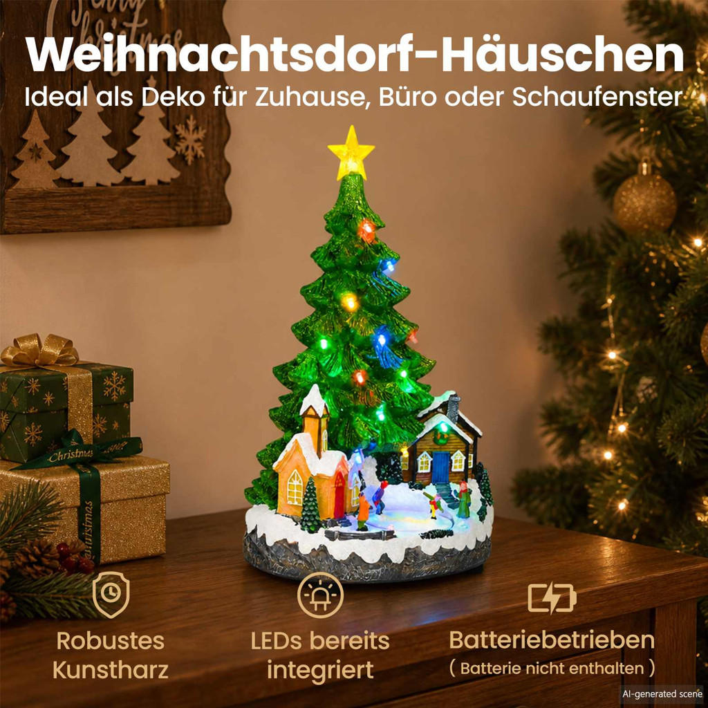 vidaXL Weihnachtsbaum Grün 27.5 cm