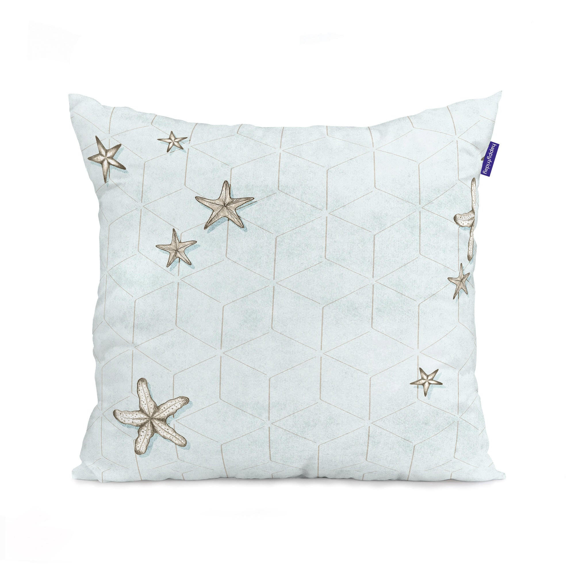 KISSENBEZUG coral reef 50x50 + 50x30 cm mehrfarbig - Multicolor, Textil (50/50cm) - Happy Friday