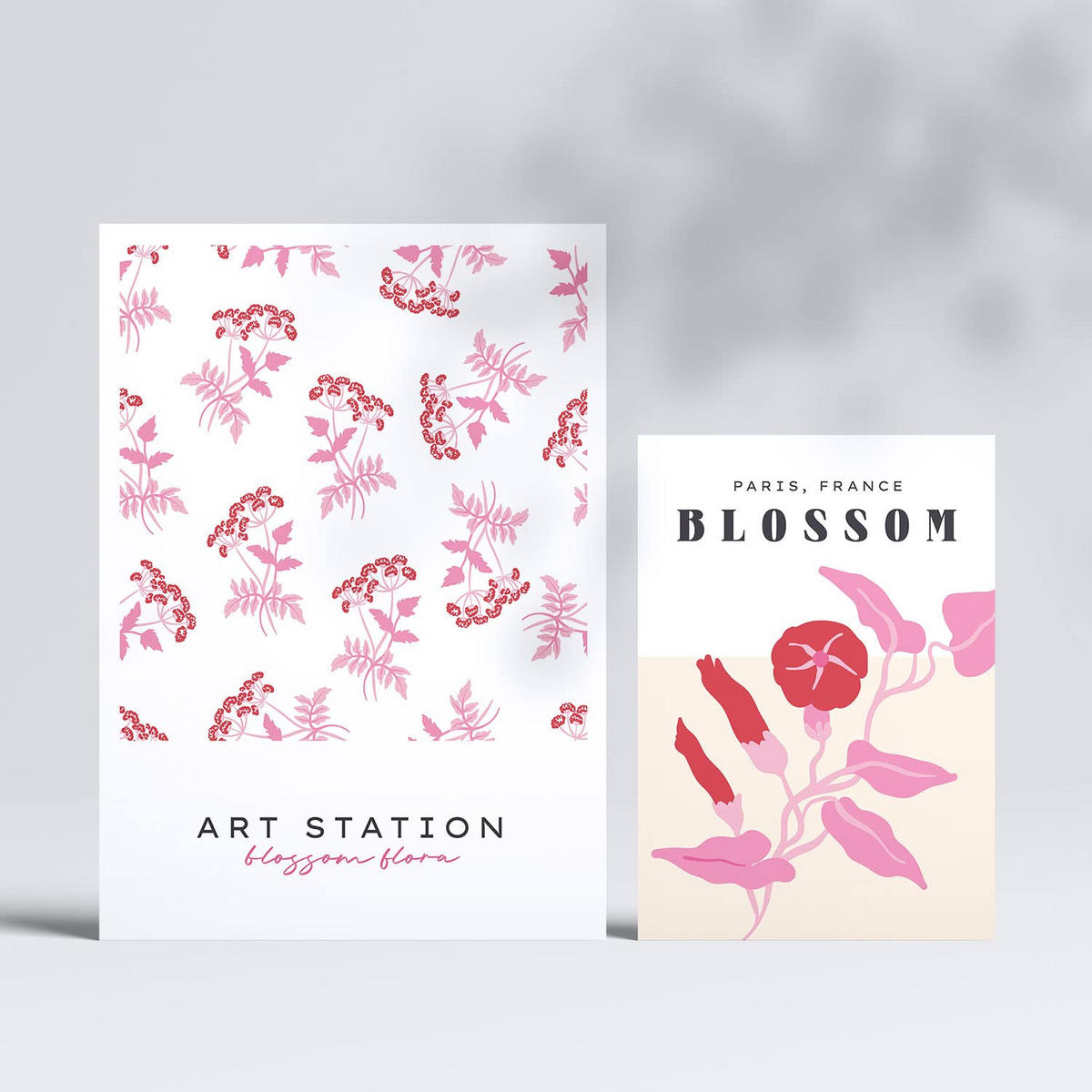 POSTER Set Mit 6 Blumen Feldblumen A3 & A4 Rahmenlos - Klar, Papier (29/3cm) - Nacnic