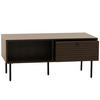 COUCHTISCH eckig Dunkelbraun - Dunkelbraun, Holz (50/100/45cm) - MCW