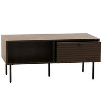 COUCHTISCH eckig Dunkelbraun - Dunkelbraun, Holz (50/100/45cm) - MCW