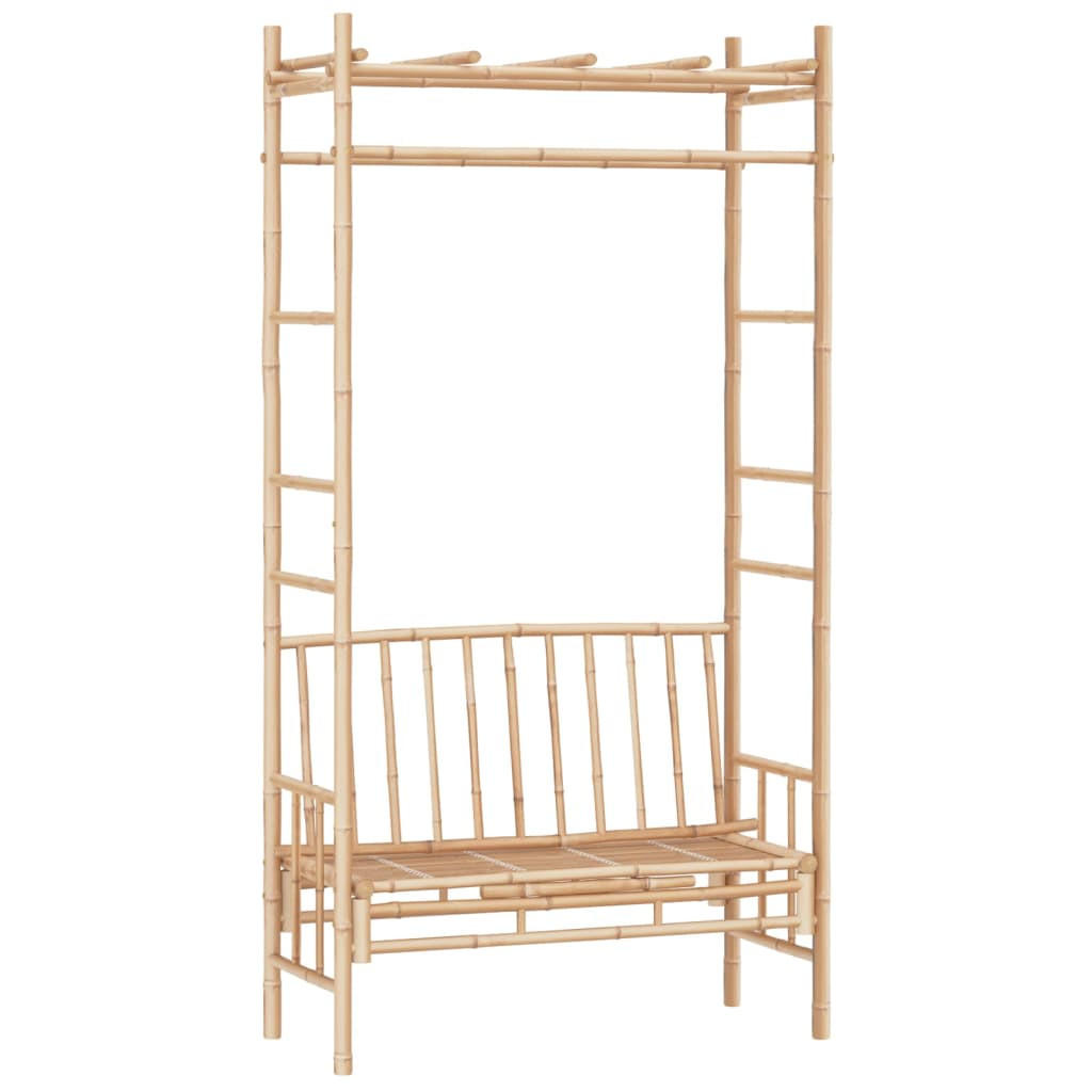 furnicato Gartenbank Braun 116x220x52 cm