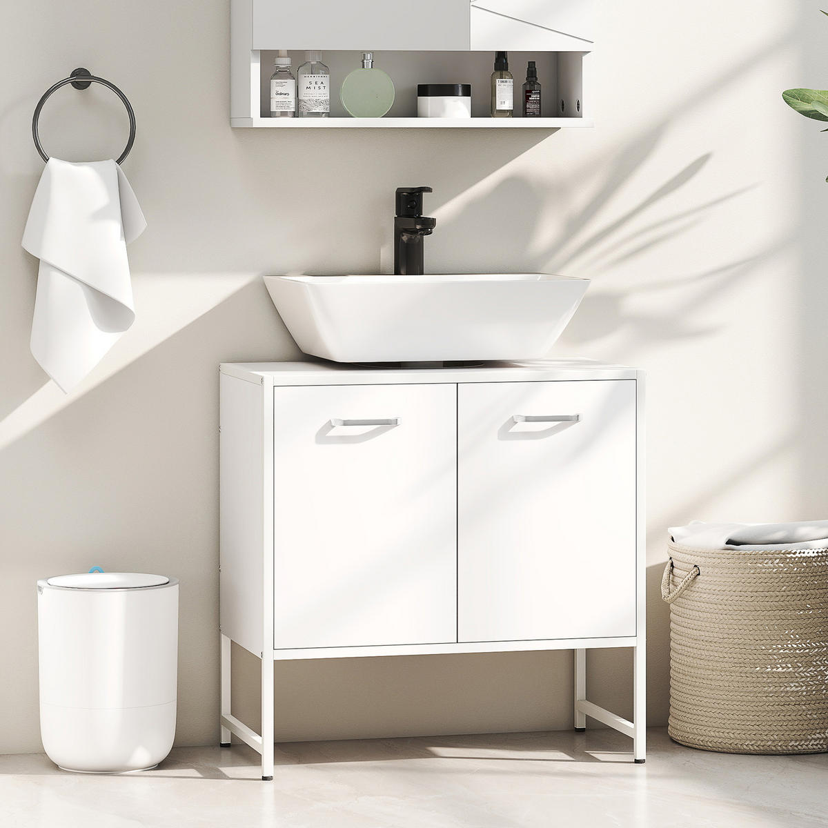 HÄNGESCHRANK Weiß 1 Stück - Weiß, Kunststoff (60/60.5/33cm) - GiPP