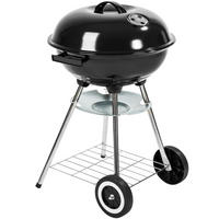 KUGELGRILL ,Ø 41,5 cm,schwarz - Schwarz, Metall (41.5/70cm) - tectake