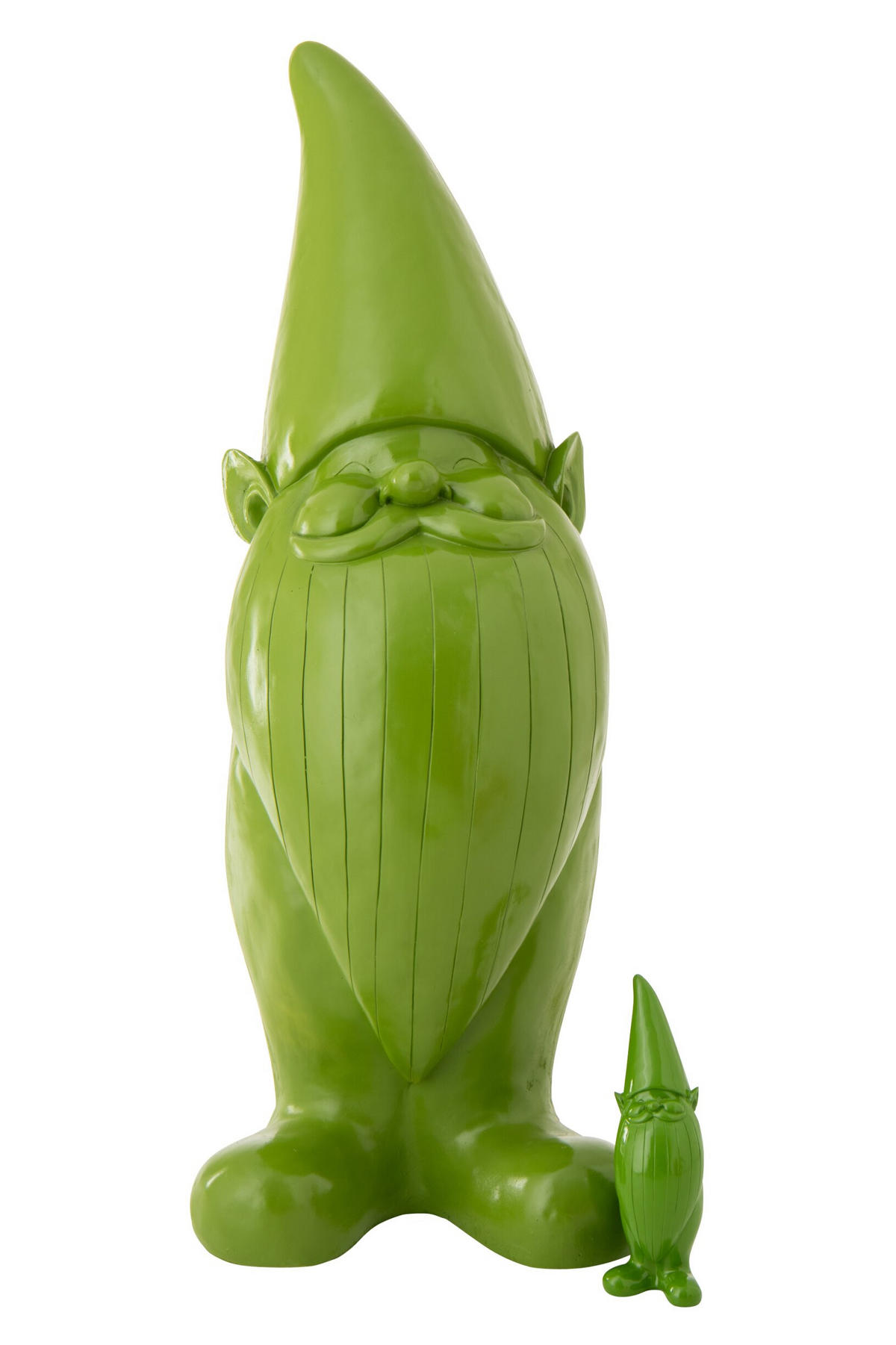 DEKO KOBOLD GRUN - Grün, Glas/Naturmaterialien (54/142/56cm) - J-Line