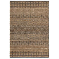 TEPPICH Naturfaser SEHRA Schwarz 120x170 cm - Schwarz, Naturmaterialien (120/170cm) - Novatrend