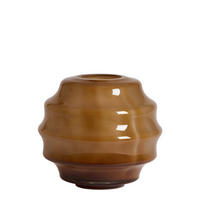 VASE Nayoro - Braun - 32.5/32.5/29 cm - Braun, Glas (29cm) - Light & Living