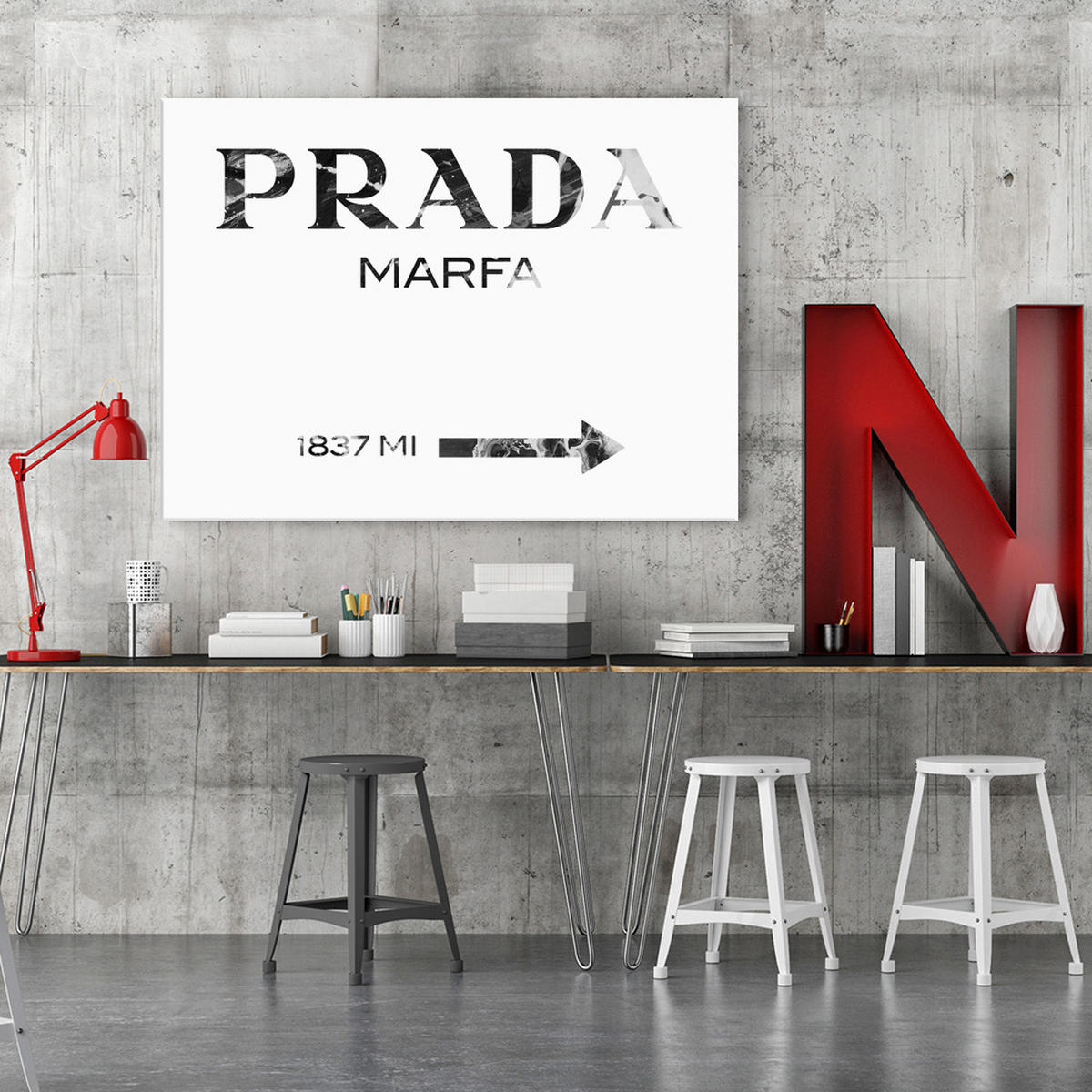 WANDBILD mit beschriftungen schwarz und weiß - Schwarz, Textil (60/40cm) - Feeby