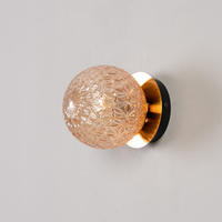 WANDLEUCHTE Orian, Gold / Messing, 15cm - Goldfarben, Glas (13/13/15cm) - KOSILUM