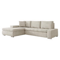ECKSOFA Orkan Mini - Beige, Holz/Textil (265/185cm) - MIRJAN24