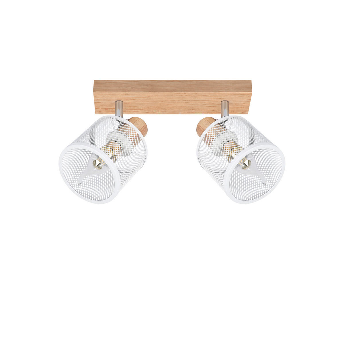 STRAHLER Gisela 2-flammig 25/10/14 cm - Weiß, Metall (25/10/14cm) - Nettlife