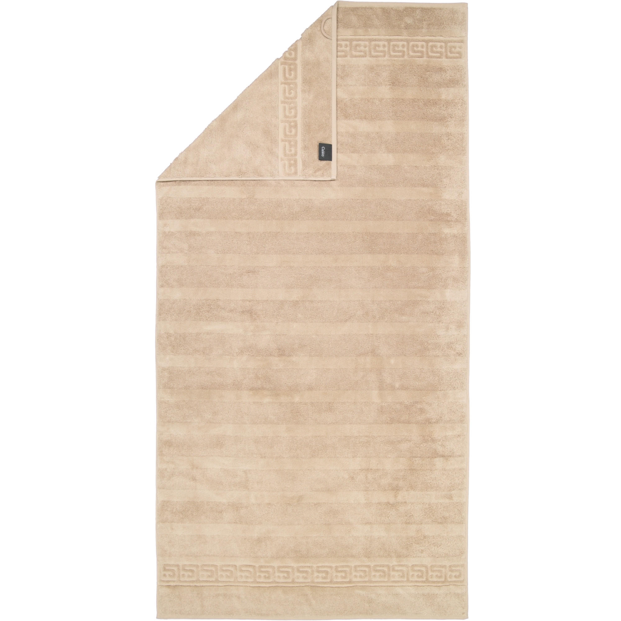 HANDTÜCHER NOBLESSE UNI 1001 SAND - 375 - Beige, Textil (80/160cm) - Cawoe