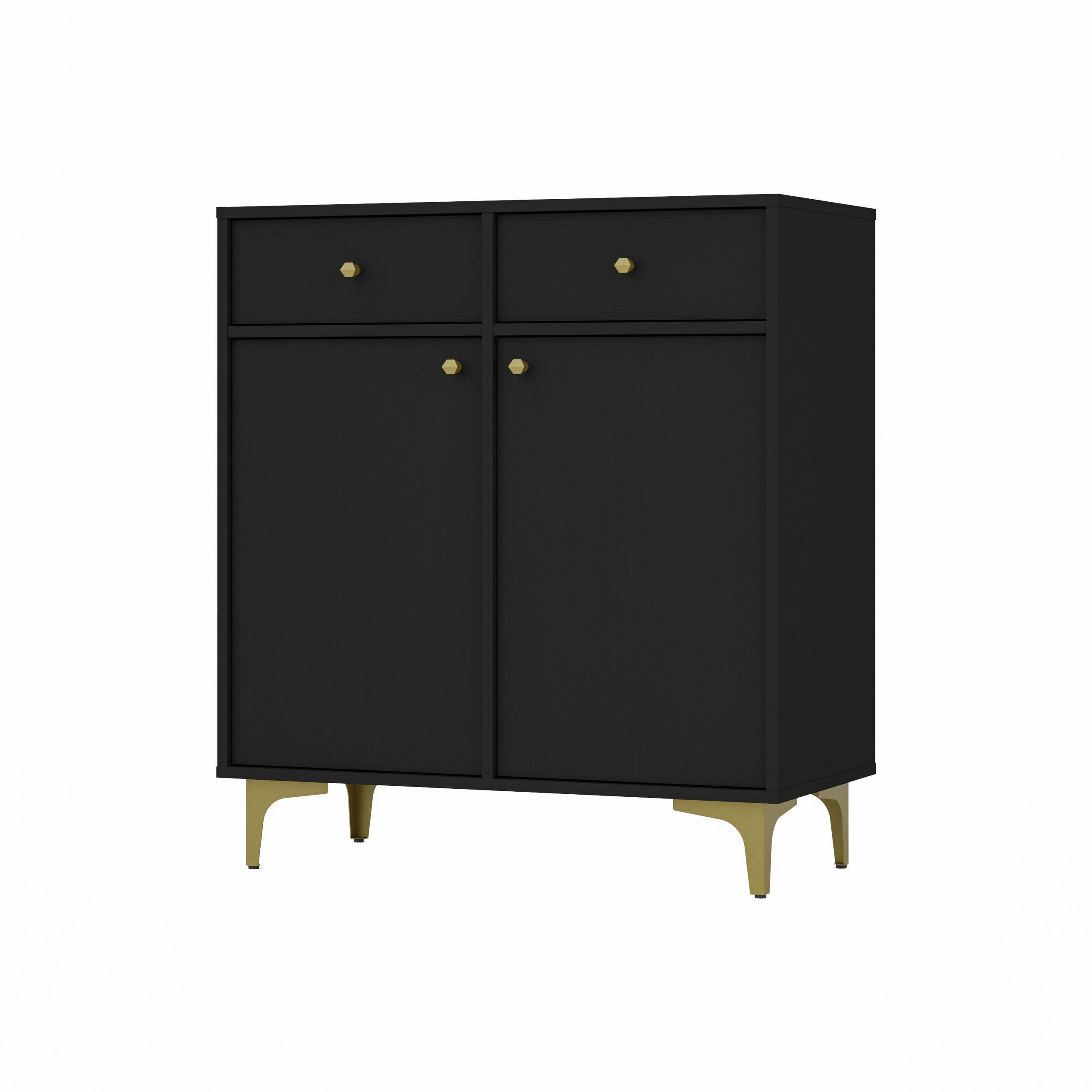 Masseno Kommode Graphit 84x94x41 cm