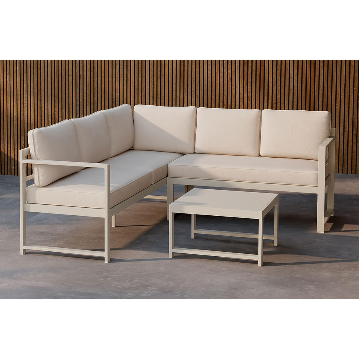 ECKSOFA, Salvador, Stühle Beige, Holz, 65 x 65 x 35 cm, 2-teilig - Beige, Holz/Textil (65/65cm) - ebuy24
