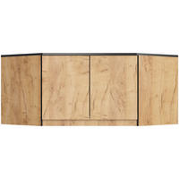 AUFSATZSCHRANK Eiche Craft 100x50x55 cm - Eichefarben, Holzwerkstoff (100/55/50cm) - Akord