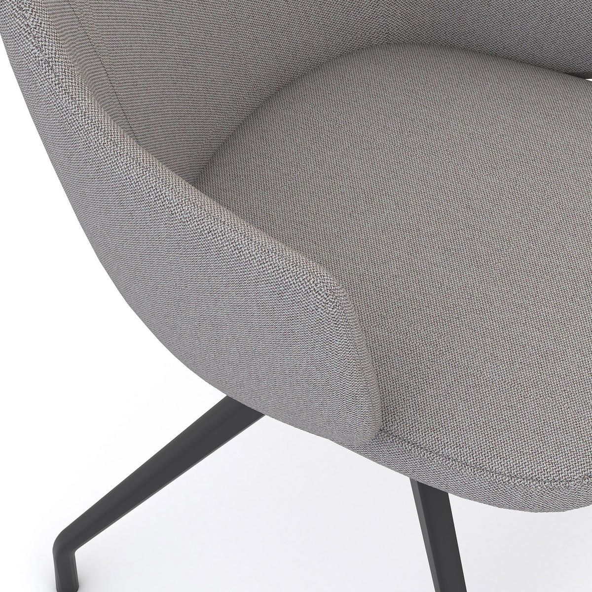 SCHALENSTUHL Consento Triest gepolstert Beige - Beige, Textil (56/79/58cm) - ASSMANN