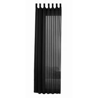 SCHLAUFENSCHAL PULA HxB 245x140 cm Schwarz - Schwarz, Textil (140/245cm) - Gardinenbox