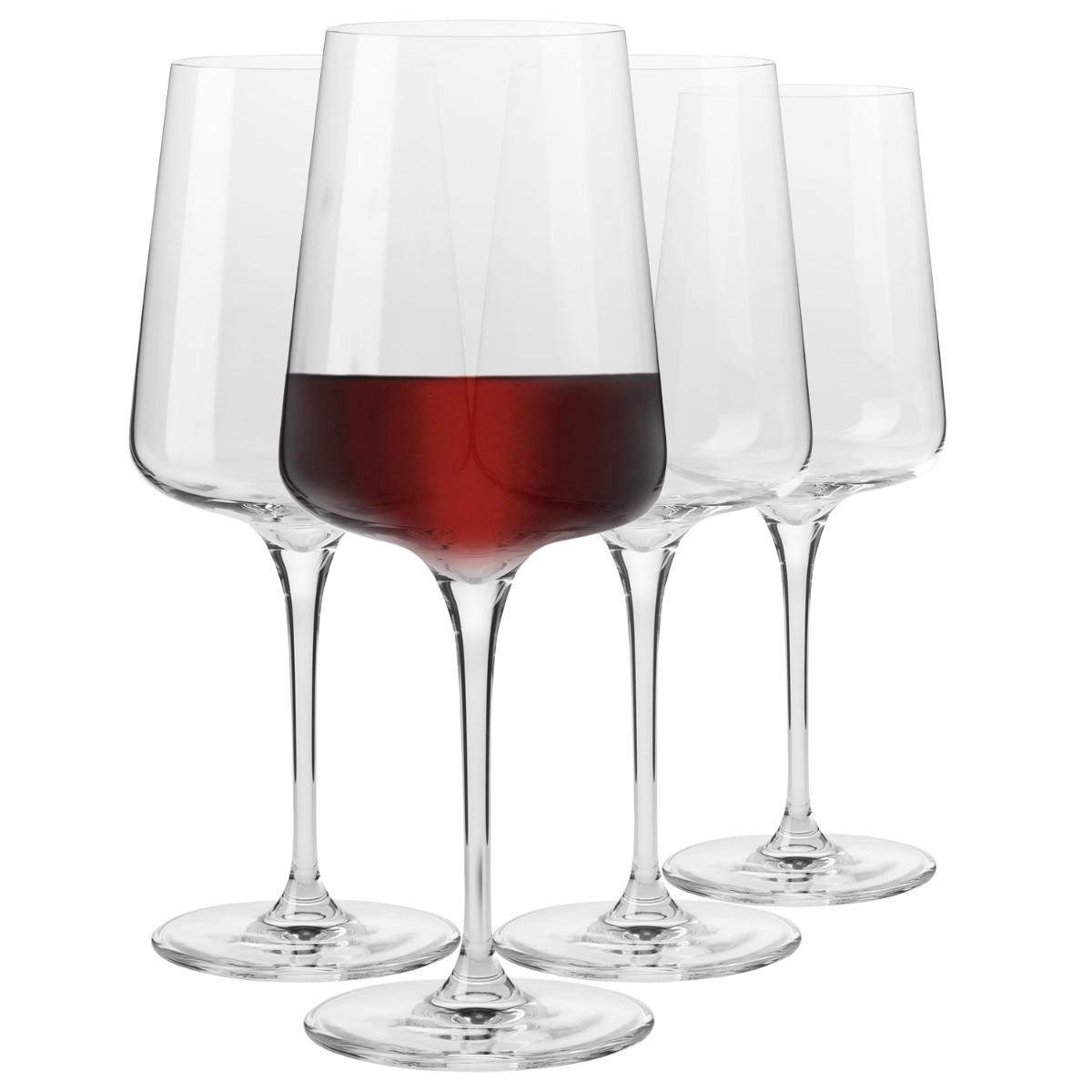 ROTWEINGLÄSER INFINITY, 4ER-SET, 560 ML - Transparent, Glas (0.56L) - Krosno Glass