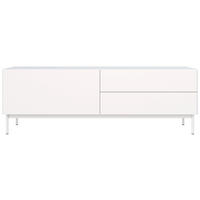 TV-STOLEK Olio Bílá 160 cm - bílá, kov/kompozitní dřevo (160/52/38.6cm) - Selsey