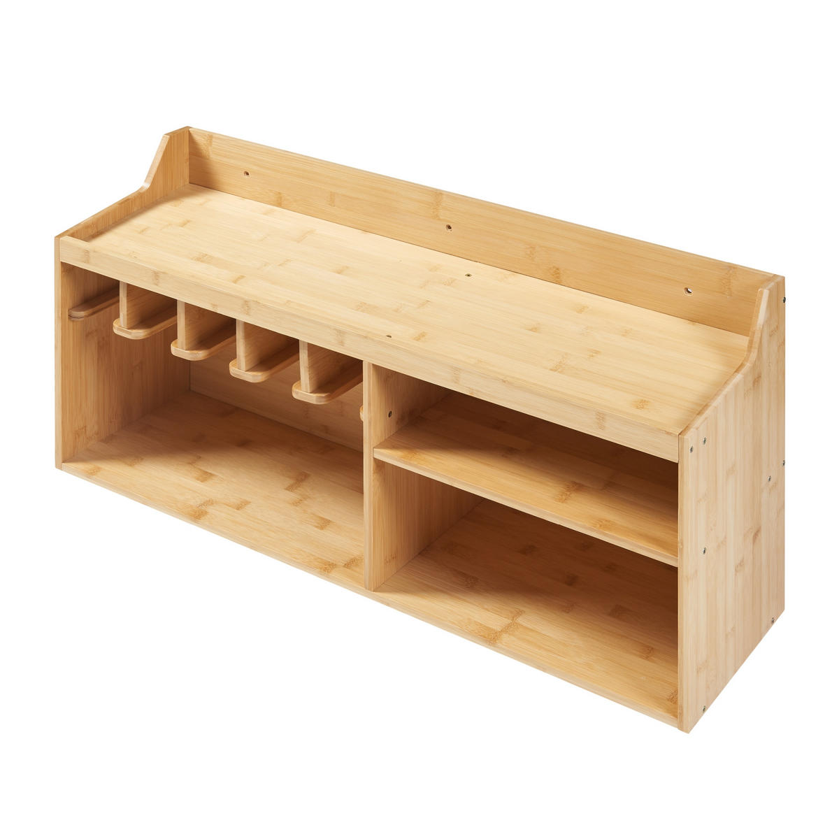 WERKZEUG-ORGANIZER Gjemnes - Naturfarben, Holz (86/45/25cm) - [en.casa]