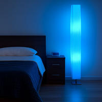 LED STEHLEUCHTE Weiß Metall - Weiß, Metall (14/14/119cm) - Globo Lighting