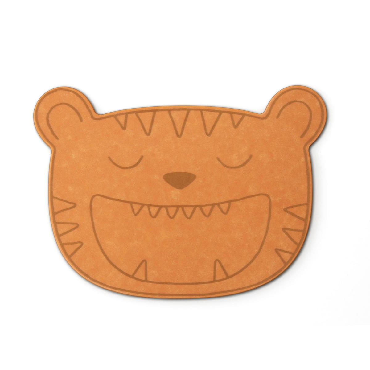 KINDERBRETT Tiger, Braun, 23.3 x 17 cm - Braun, Holz (23.3/17cm) - Continenta