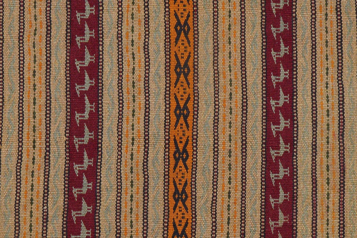 KELIM-TEPPICH handgewebt Kordi Beige, Bunt 150/97 cm Schurwolle - Beige/Multicolor, Textil (97/150cm) - Looma