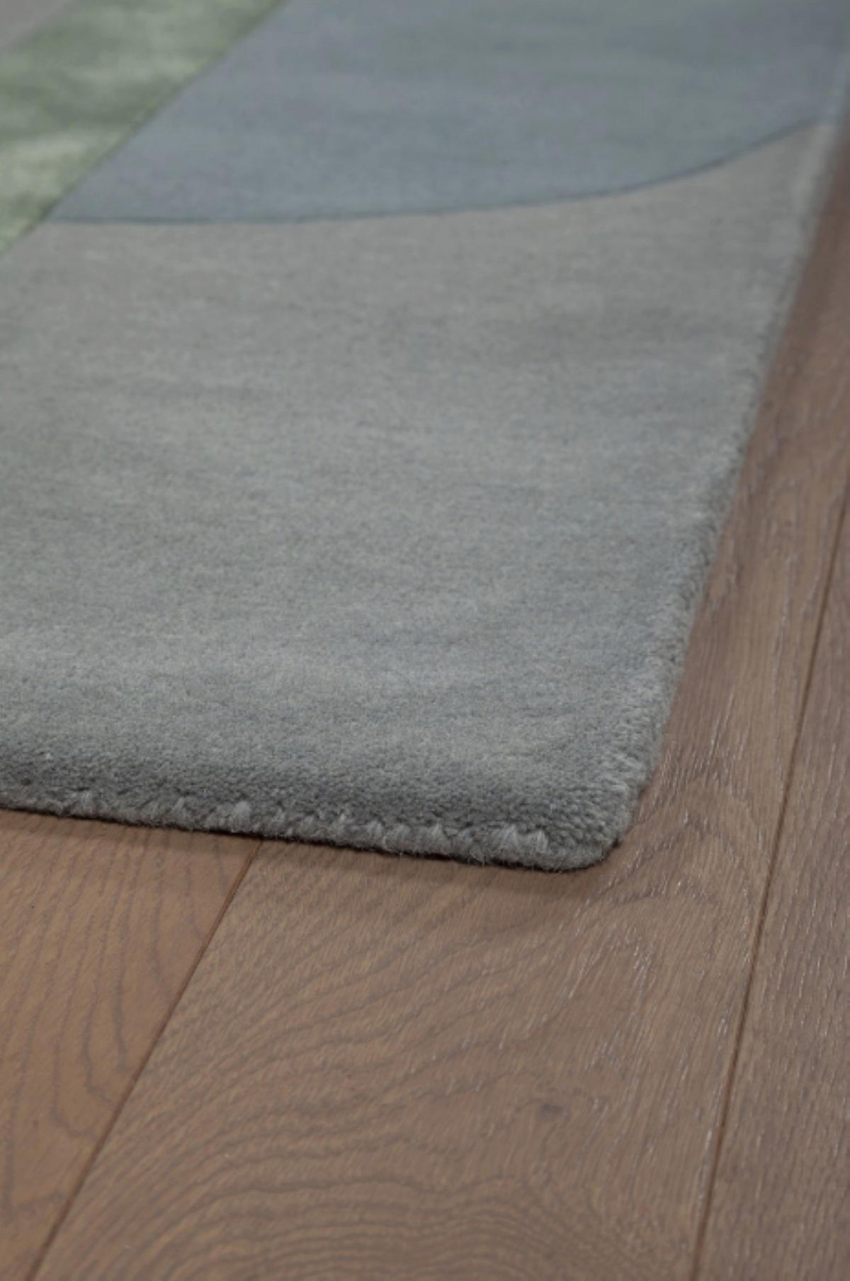 TEPPICH modern handgetuftet Wolle Viskose RICHMOND Grün 200 x 300 cm - Grün, Naturmaterialien (200/300cm) - Novatrend