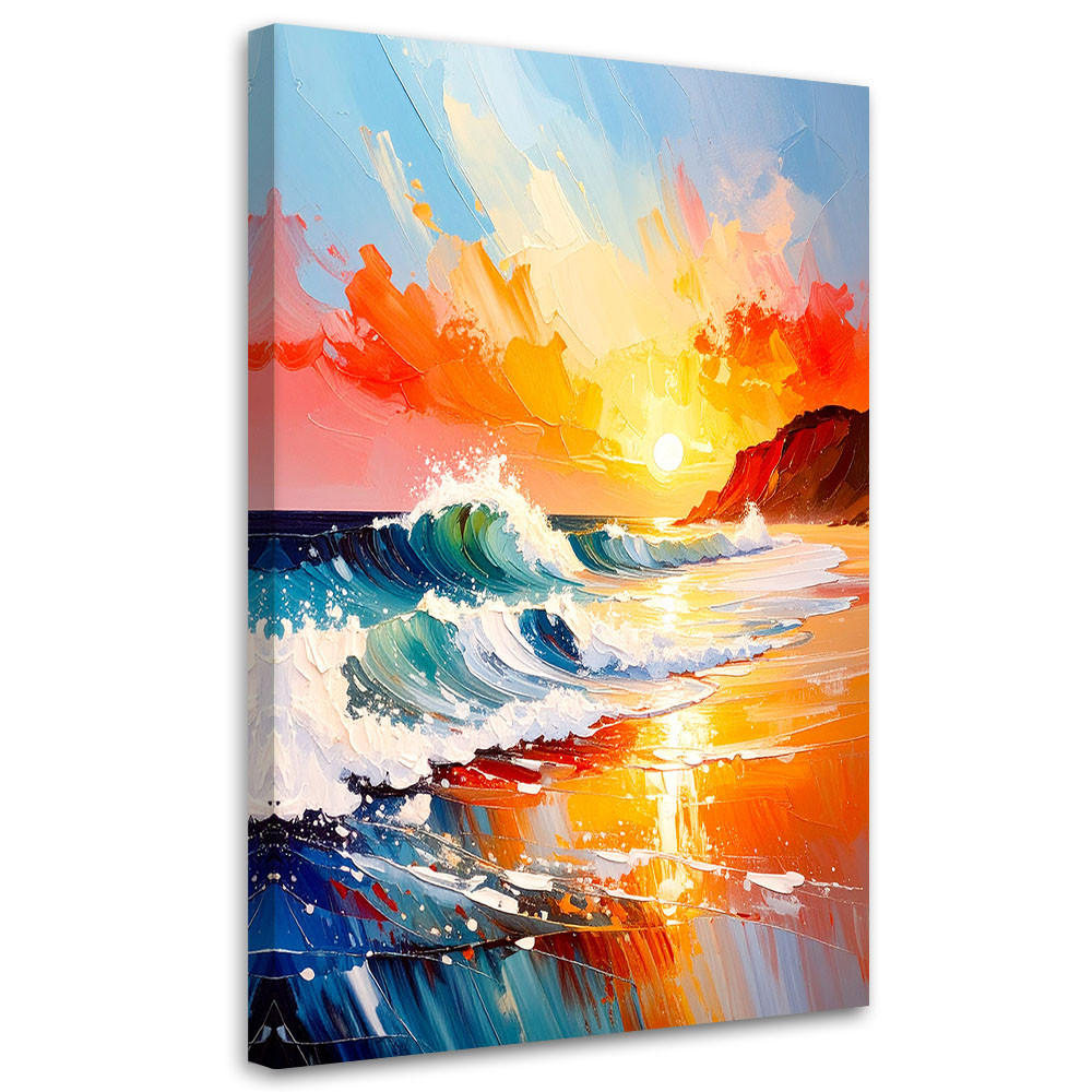 Feeby Leinwandbild Mehrfarbig 40x60 cm