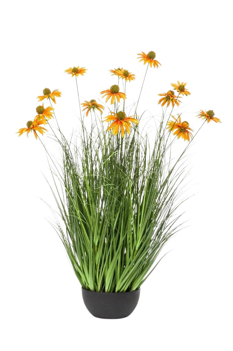 KUNSTBAUM Künstliche Wiesenblumen - Mathew 90 cm - Grün, Kunststoff (90cm) - Emerald