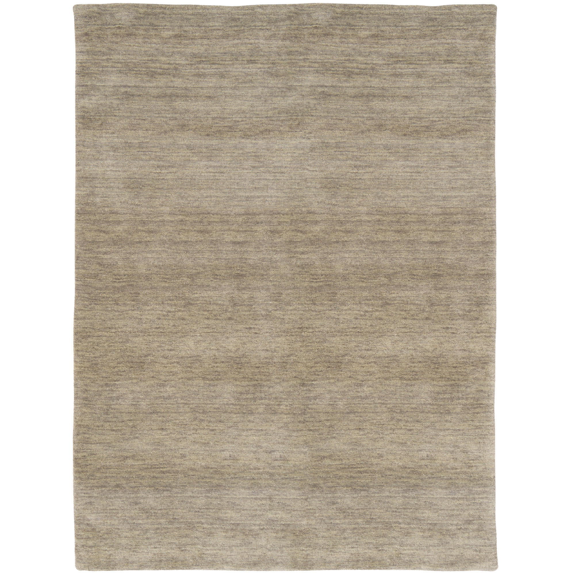 WOLLE NATUR TEPPICH GABBEH MAYA EINFARBIG - Grau, Textil (200/200cm) - Pergamon