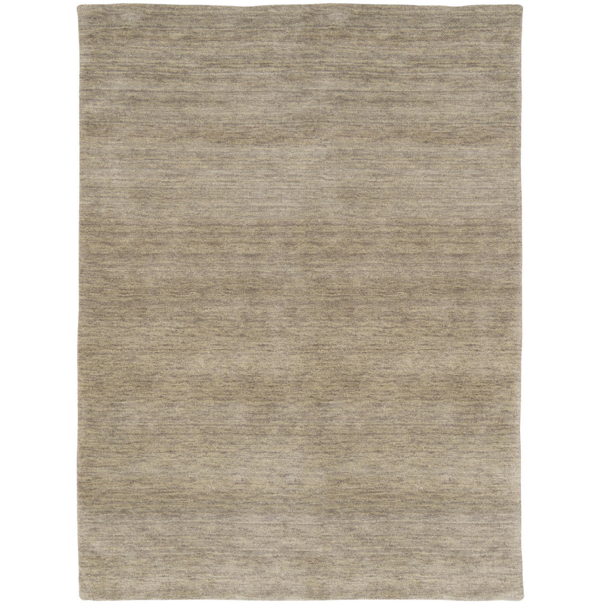 WOLLE NATUR TEPPICH GABBEH MAYA EINFARBIG - Grau, Textil (160/230cm) - Pergamon