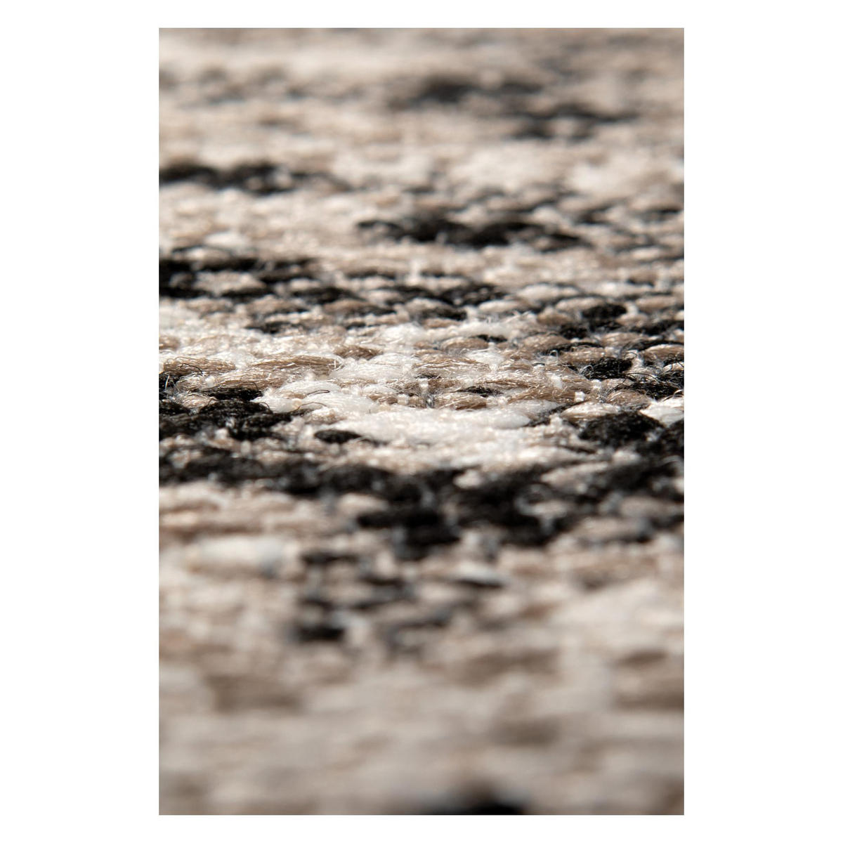 OUTDOOR-TEPPICH Catania 2 schwarz durchmesser 200 cm - Schwarz, Textil (200/1cm) - Vivaraise