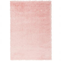 HOCHFLOR LANGFLOR SHAGGY TEPPICH GLOW - Rosa, Textil (140/200cm) - Pergamon