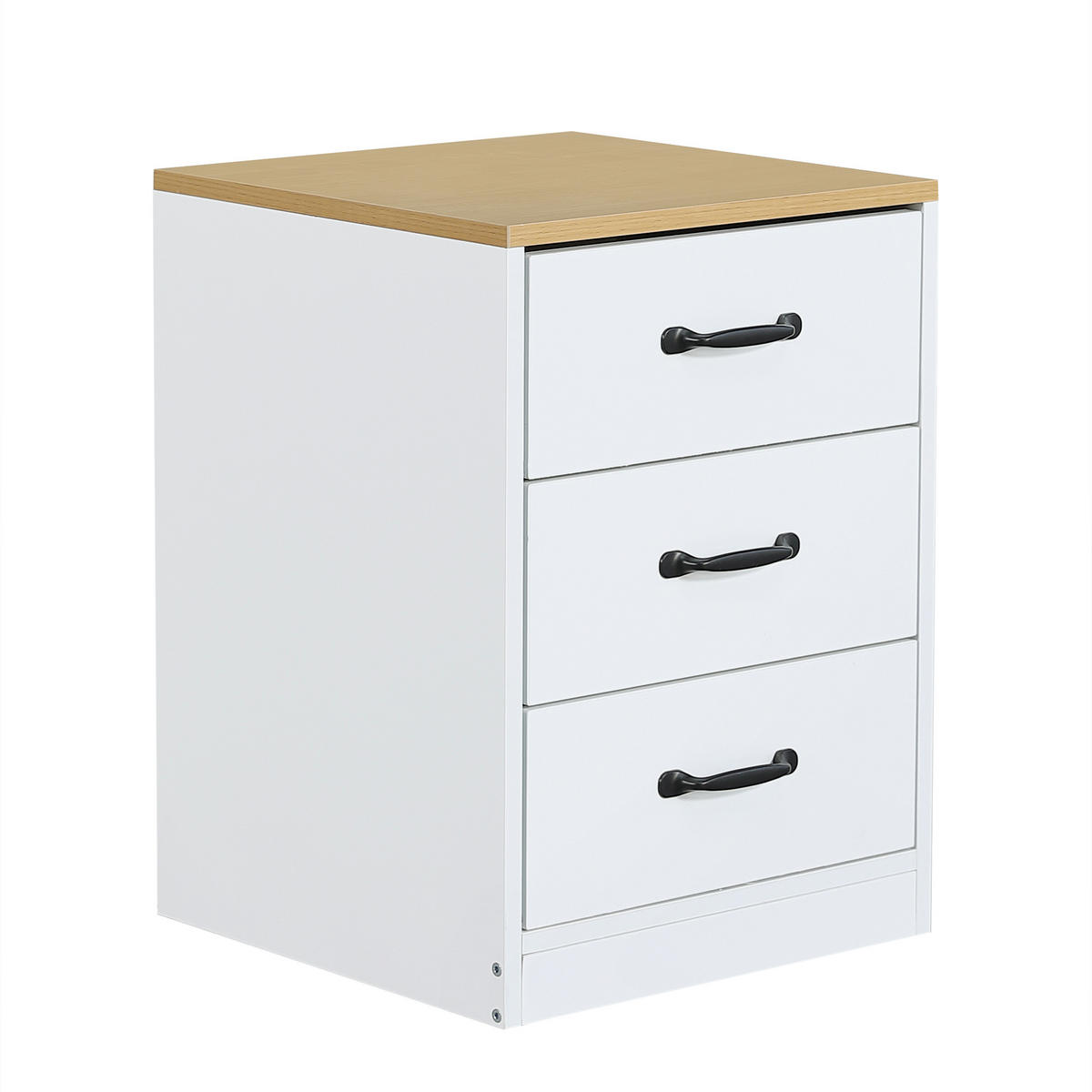 ETAGENBETT 90/200 cm mit 2 Bettkästen und Stauraumregal, DE-41776, in Weiß/Natur - Weiß, Holzwerkstoff (90/200cm) - ComfortXL