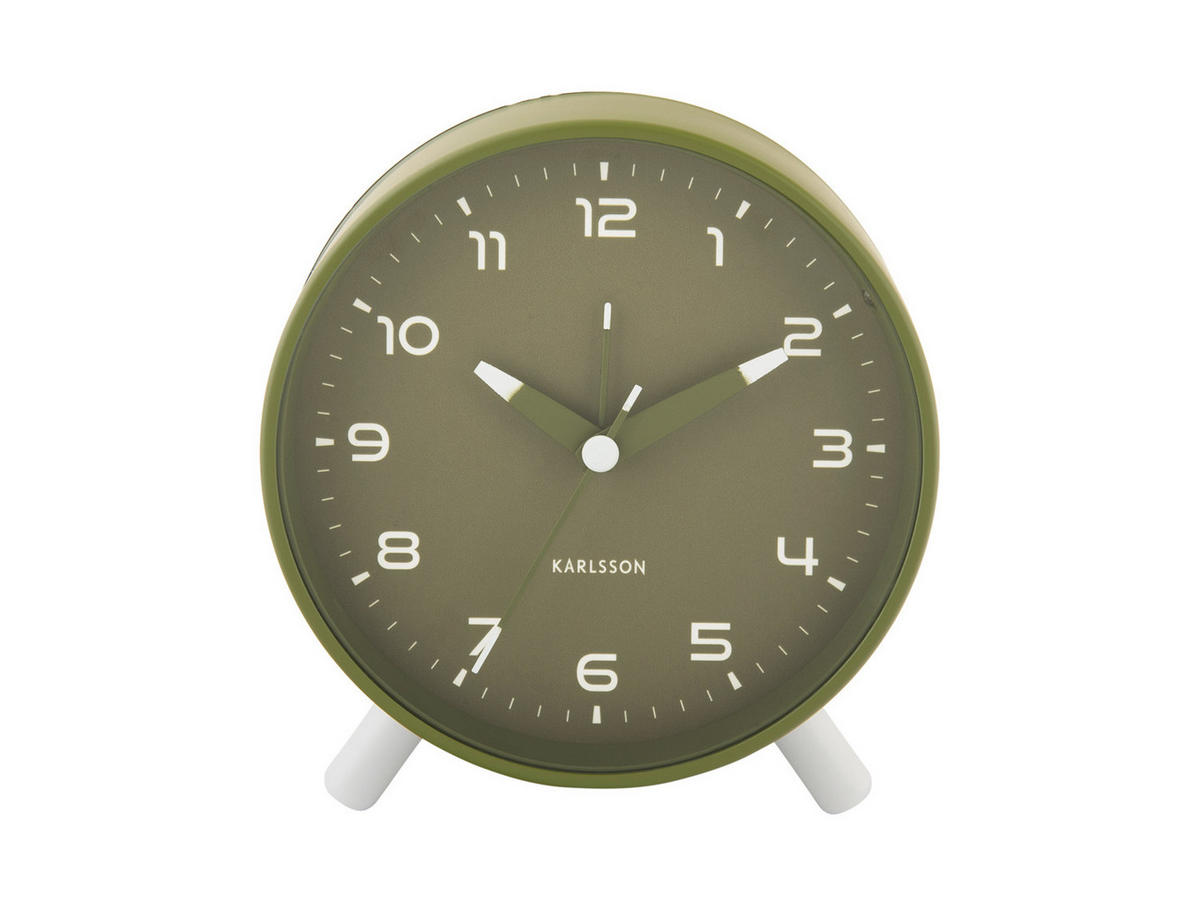 WECKER Orgullo 5/11/12 cm - Grün, Metall (11/12/5cm) - Karlsson