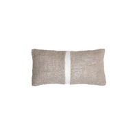 DEKOKISSEN Levis Weiß 60/30/10 cm - Weiß, Textil (30/60cm) - Light & Living