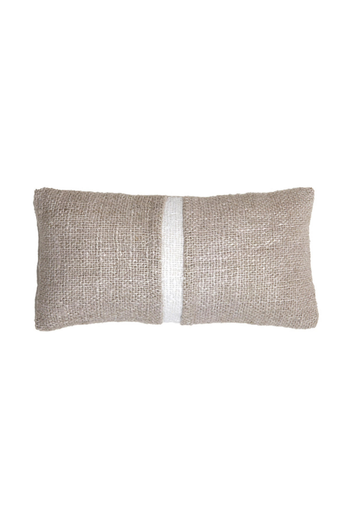 DEKOKISSEN Levis Weiß 60/30/10 cm - Weiß, Textil (30/60cm) - Light & Living