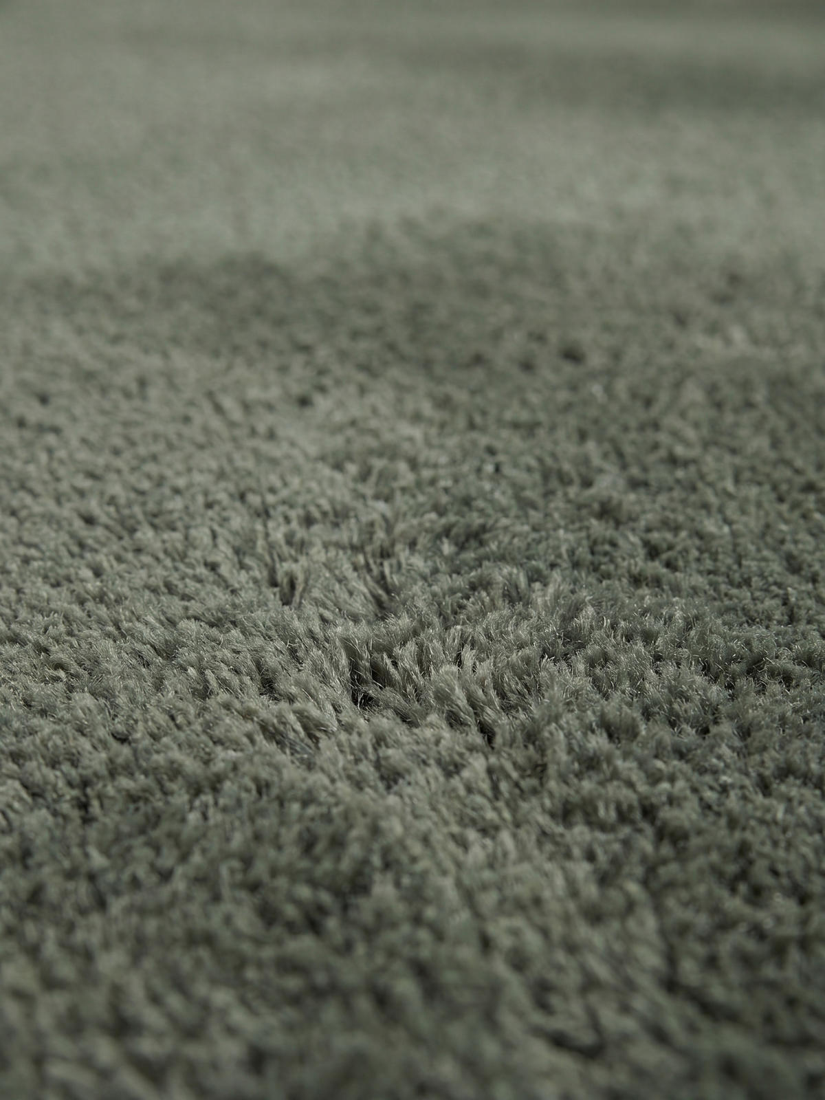 HOCHFLORTEPPICH Antirutsch Uni ALDAN Polyester Waldgrün 240 x 240 cm - Grün, Textil (240/240cm) - KADIMA DESIGN